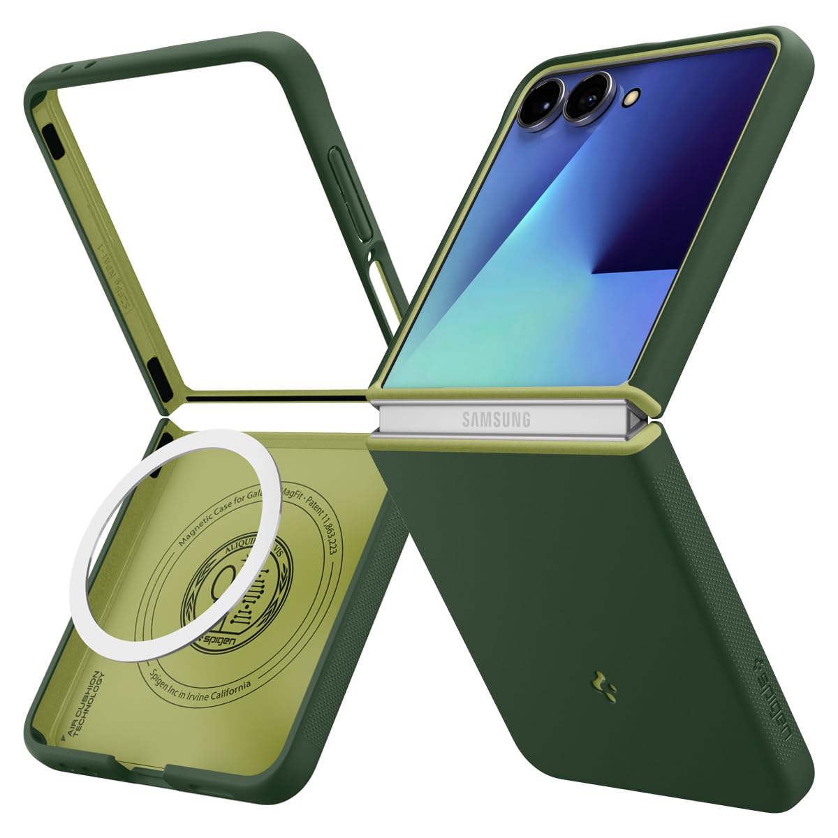 Amazon | Spigen 【創業18年の技術力】Galaxy Z Flip7 ケース TPU + PC